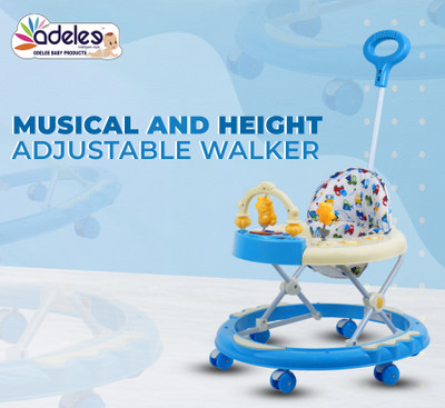 ODELEE Musical Activity Walker(Multicolor, Blue)