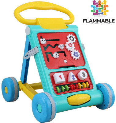 flammable Musical Activity Walker(Green, Multicolor)