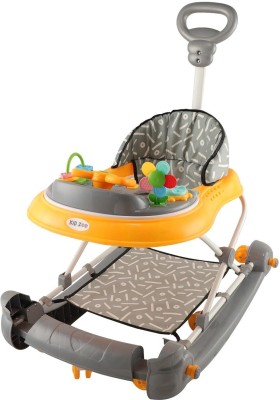 Toyzoy Musical Walker & Rocker With Parent Rod(Yellow)