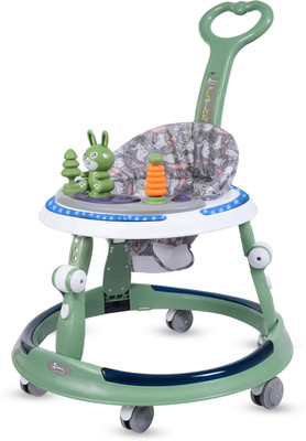 Panda Creation Musical Activity Walker With Parent Rod(Green, Multicolor)
