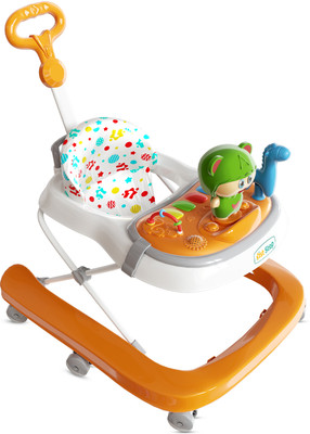 1st Step Musical Activity Walker With Parent Rod(Orange)