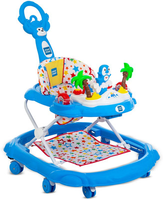 MeeMee Musical Activity Walker With Parent Rod(Blue)