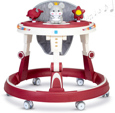 MeeMee Musical Activity Walker(Maroon)