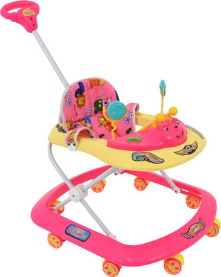 Nubbli Musical 3-in-1 Walker With Parent Rod(Yellow)