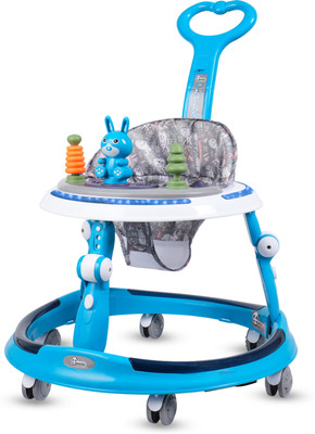 Panda Creation Musical Activity Walker With Parent Rod(Blue)
