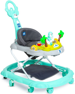 MeeMee Musical Activity Walker With Parent Rod(Green)