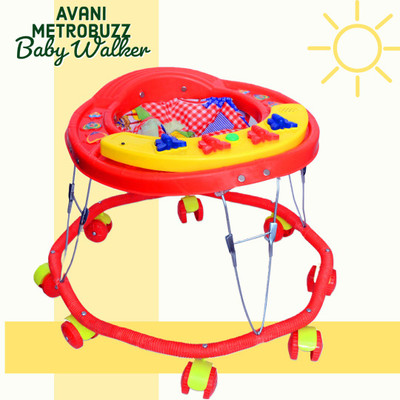 Avani MetroBuzz Musical Activity Walker(Red)