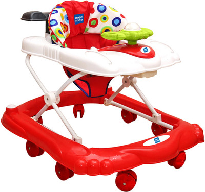 MeeMee Musical Activity Walker With Parent Rod(Red)