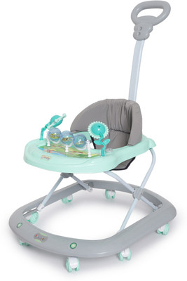 Fun Ride Musical 2-in-1 Walker With Parent Rod(Green)