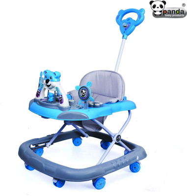 PANDA BABY PRODUCTS Musical Activity Walker With Parent Rod(Blue)