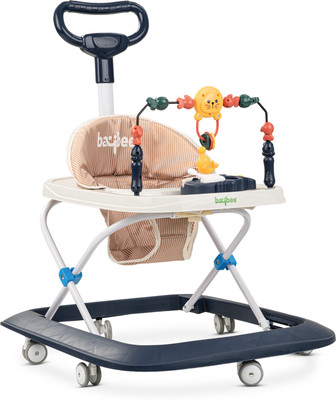 baybee Musical 2-in-1 Walker With Parent Rod(Blue)