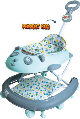 JoyRide Musical 2-in-1 Walker With Parent Rod(Green)