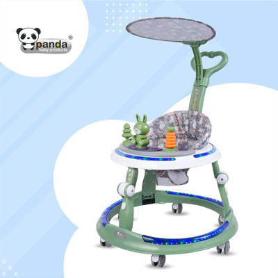 PANDA BABY PRODUCTS Musical Activity Walker With Parent Rod(Green)