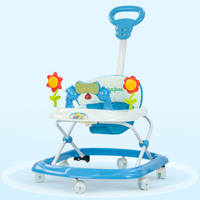 baybee Musical Activity Walker With Parent Rod(Blue)