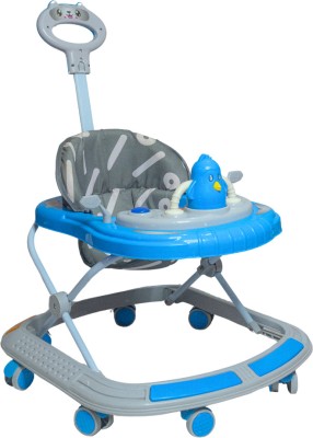 Maanit Musical Activity Walker With Parent Rod(Blue)