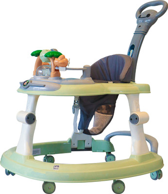 BeyBee Musical Activity Walker With Parent Rod(Green)