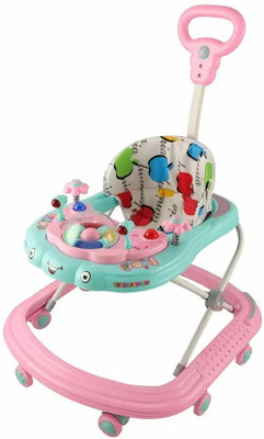 JoyRide Musical Activity Walker With Parent Rod(Pink)