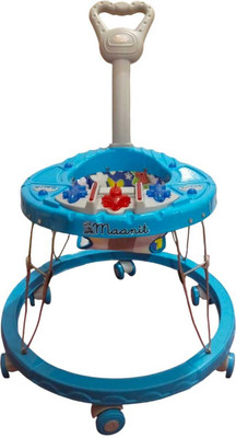 Maanit Musical 3-in-1 Walker With Parent Rod(Blue)