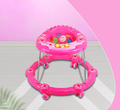 Panda Creation Musical Activity Walker(Pink, Multicolor)