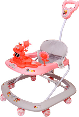 Dash super Musical Activity Walker With Parent Rod(Pink)