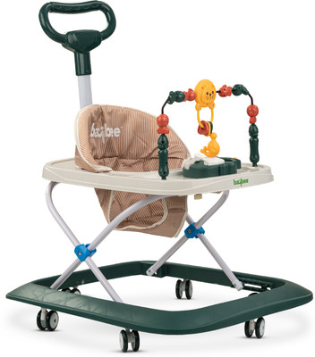 baybee Musical 2-in-1 Walker With Parent Rod(Green)