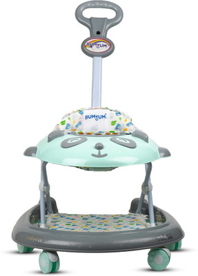 BUMTUM Musical Activity Walker With Parent Rod(Green)
