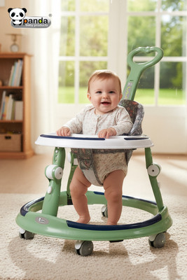 PANDA BABY PRODUCTS Activity Walker With Parent Rod(Green)