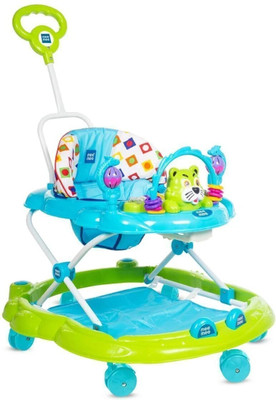 MeeMee Musical Activity Walker With Parent Rod(Green)