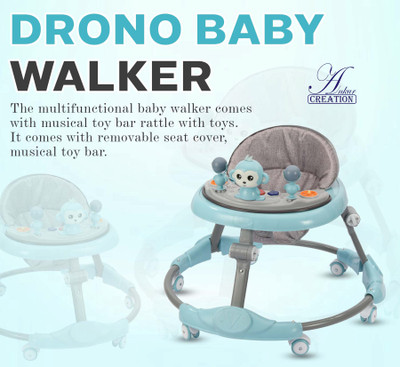 Ankur Creation Musical Activity Walker(Blue)