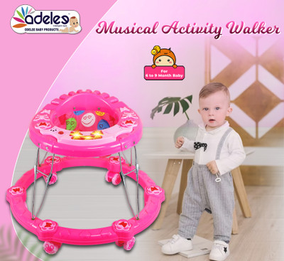 ODELEE Musical Activity Walker(Pink)