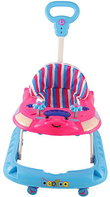 JoyRide Musical Activity Walker With Parent Rod(Blue)