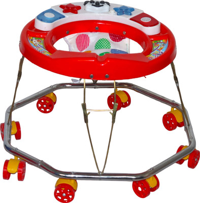 EVOHOUSE Musical 2-in-1 Walker(Red)