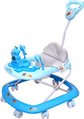 Dash super Musical Activity Walker With Parent Rod(Blue)