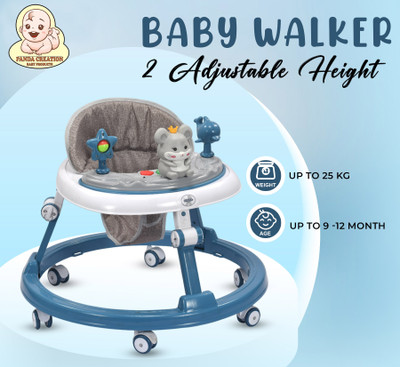 Panda Creation Musical Activity Walker(Blue)
