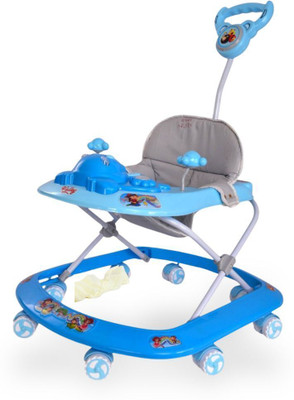 Dash super Musical Activity Walker With Parent Rod(Blue)