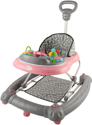 Toyzoy Musical Activity Walker With Parent Rod(Pink)