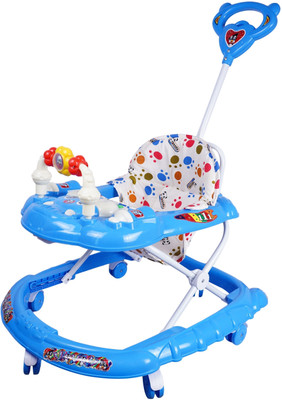 Little Creation Musical Activity Walker With Parent Rod(Blue)