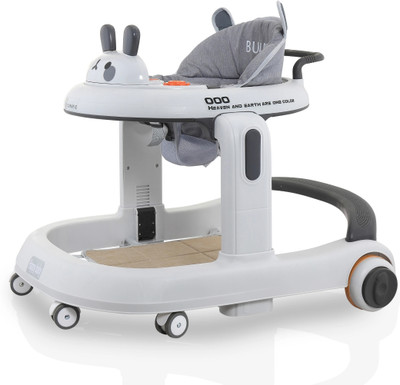 BUNNIE Musical Activity Walker With Parent Rod(Grey)