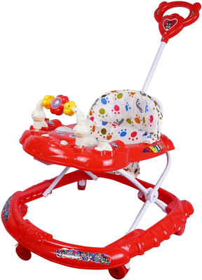 Little Creation Musical Activity Walker With Parent Rod(Red)