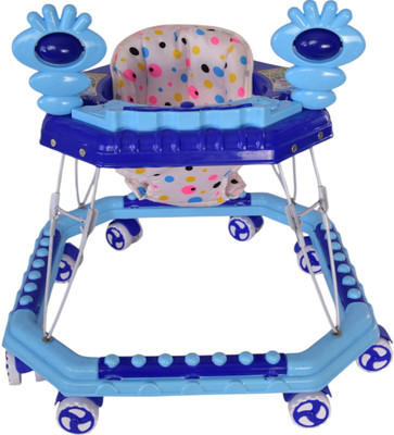 Dash super Musical Activity Walker With Parent Rod(Blue)
