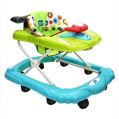 MeeMee Musical Activity Walker With Parent Rod(Blue)