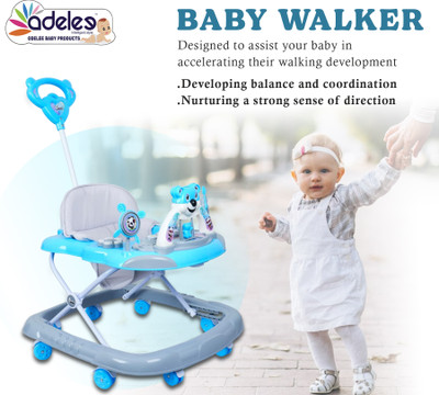 Panda Creation Musical Activity Walker(Grey, Multicolor)