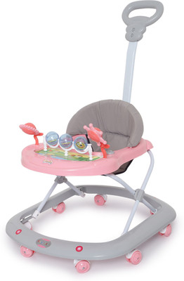 Fun Ride Musical 2-in-1 Walker With Parent Rod(Pink)