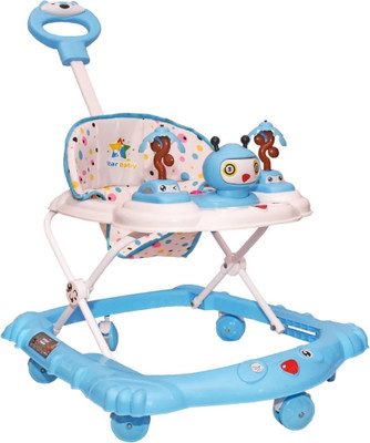 Little Creation Musical Activity Walker With Parent Rod(Blue)