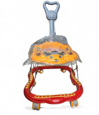 Tornado Musical 2-in-1 Walker With Parent Rod(Yellow)