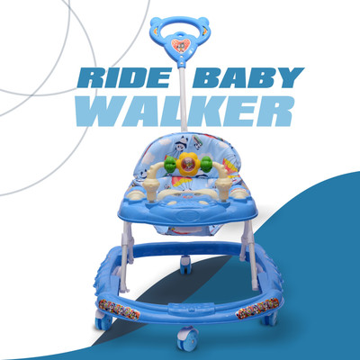 KIDBITKART Musical Activity Walker(Blue)