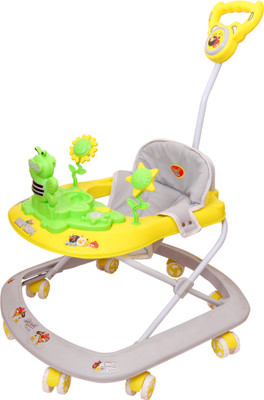Dash super Musical Activity Walker With Parent Rod(Yellow)