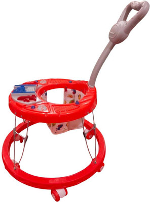 Maanit Musical 3-in-1 Walker With Parent Rod(Red)