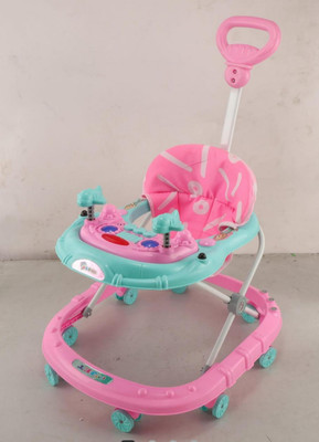 smartcycle Musical 2-in-1 Walker With Parent Rod(Pink, Blue)