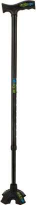 Ambygo Unipod Base Height Adjustable ALUMINIUM (Black) Walking Stick